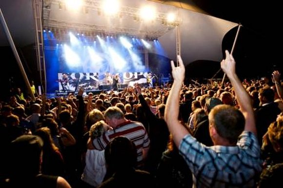 EUROPE en Folkets Park �RNSK�LDSVIK, Suecia