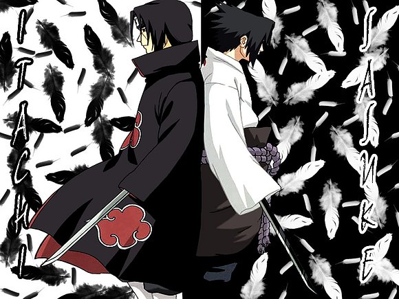 Itachi+uchiha+vs+sasuke+uchiha